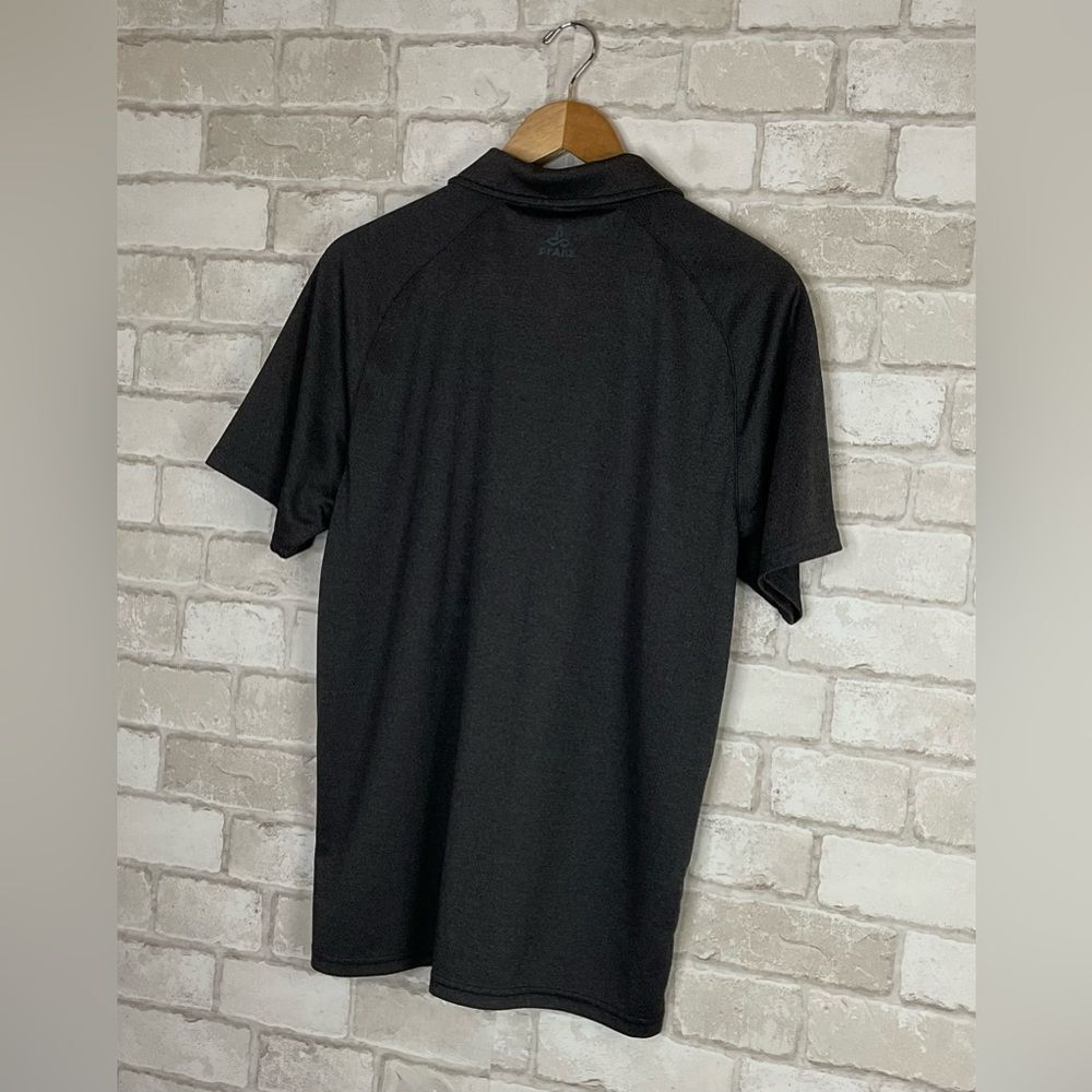 Prana Charcoal Polo Shirt Size L - Picture 7 of 11